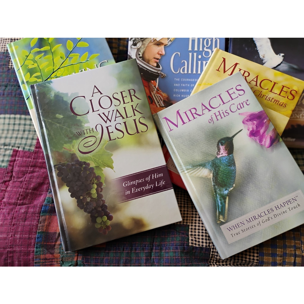 Lot of 5 Guidepost HARDCOVER Christian Books